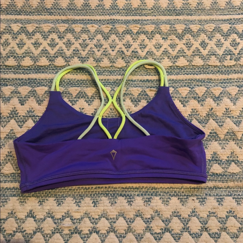 Cute Ivivva Purple Girls Sportsbra - Picture 2 of 3